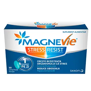 MagneVie Stress Resist, 30 comprimate filmate, Sanofi Romania