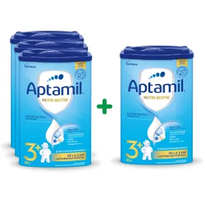 Pachet  Aptamil Junior Nutri-biotik 3+, 800 g, Danone