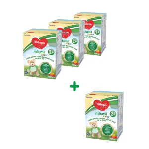 Pachet Milumil Junior 2+, 1200 g, Danone Baby Nutrition