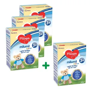 Pachet Milumil Junior 3+ , 600 g , Danone Baby Nutrition