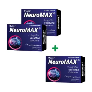 Pachet Neuromax Plus Bacomind&Cognizin, 30 capsule, Cosmo Pharm