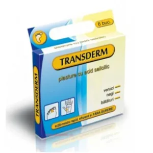 Transderm plasture negi & bataturi, 6 bucati, Cbf Optim Trading